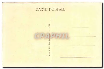 Museo del Louvre — N. Poussin, Los Pastores de Arcadia — Edición Braun & Cie, París, n° 734 — Reverso