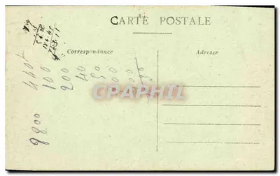 Bilhete postal antigo A Vida nos Campos na Feira — Verso