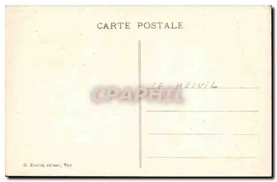 A Normandia — Um copo de gros bère — H. Ermice, editor, Vire — Verso