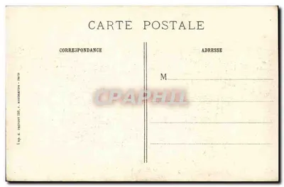 Em Champagne - A Fazenda de Alger após o terrível bombardeio — R.P. Paris — Verso