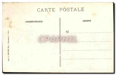 Champagne - O bosque Sabot - Trincheiras alemãs destruídas pelo fogo de nossa artilharia — J. Courcier, 8 rue Simon-le-Franc, Paris — Verso
