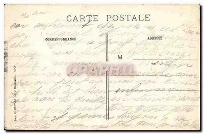 Cité des Marquises en Champagne — après le terrible bombardement — R.P. Paris — Verso