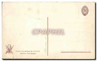 Soldado russo em uma trincheira nevada — D'après G. Scott e l'Illustration — I.M.L. n°2062 — Verso