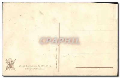 Soldados escrevendo cartas para casa — D'après Simont et l'Illustration — I.M.L. n°2117 — Verso
