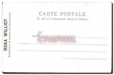 Świątynia Philée (Egipt) — ilustracja — Moka Williot — Rewers