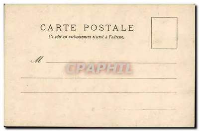 Jeanne d'Arc w niewoli w Compiègne — scena historyczna — wydawca S. Paris, nr 7 — Rewers