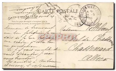 Parc de Versailles — Un coin du Tapis Vert — E. L. D. — Verso