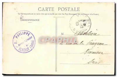 Palácio de Versalhes - A Galeria dos Espelhos — Mme Moreau, edição Versalhes — Verso