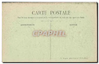 Versailles — Das Schloss — Die Galerie der Spiegel, wo der Frieden mit Deutschland am 28. Juni 1919 unterzeichnet wurde — L. R. — Rückseite