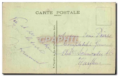 Paris — View of Place de la République and the Modern Hotel — A.P. — Back