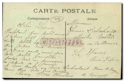 O Bassin de Netuno — Versailles — Lembrança de Versailles — Verso