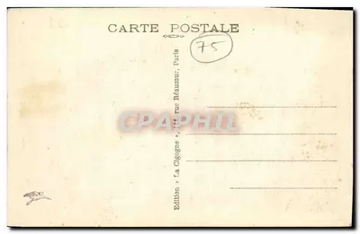 Paryż — Dom Mutualité — Wydawnictwo Cigogne — Rewers