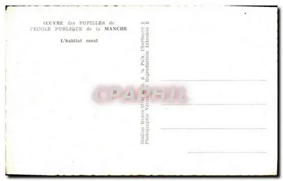 Moinho a água — Habitat rural — Studios Bazine-Mas, r.d. la Paix, Cherbourg — Verso