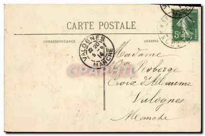 M. GOHEL no "Trousseau de Rosalie", por A. Rossol — Coleção P. Cherbourg — Verso