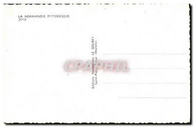 Autentyczna wesela w Dolnej Normandii — (Na pierwszym planie, Młody i Młoda) — Wydawnictwo LE GOUUBEY, Saint-Pierre-Église (Manche), nr 3010 — Rewers