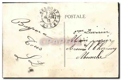 Compiègne — Zamek, fasada główna — Ed. Chatelain n°9 — Rewers