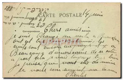 Castelo de Séricourt — A Grande Lareira — Ed. Brodard, n°12 — Verso
