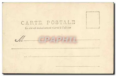 Criança vestindo túnica de frade — bênção — A.N. Paris — Verso