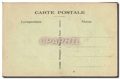Nossa Senhora do Carvalho — O Coro da Capela — Fototipia J. Beaumé, Reims — Verso