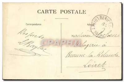 As COTES da MANCHE — A Mar com Vento do Oeste — Bilhete postal moderno n°11 — Verso