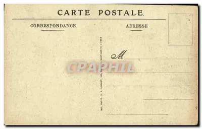 Basiliek van het Heilig Hart van Montmartre — Beeld van het Heilig Hart van Michel — V.N. N° 30 — Achterkant