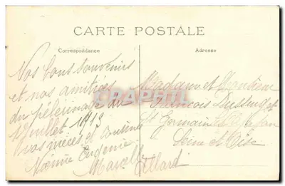 Sacre-Cœur de Montmartre — souvenir religieux — J.H. Déport, n°014 — Verso