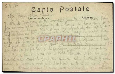 Park w Versailles — Basen Apollon i Tapis Vert — nr 48 — Rewers