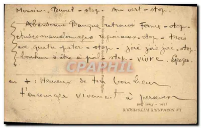 Ponte do Vieux Pont — Éditeur des Normandes de la Gâtine — n° 5210 — Verso
