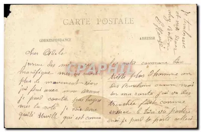 La Galette Normande — femme cuisinière présentant un plat devant un mur de pierre — éditeur C. Varnang, d'après A. Blacher — Verso