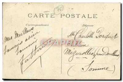 Jeanne d'Arc przy koronacji Karola VII w Reims — J. E. LENEPEVEU — n°1229 — Rewers