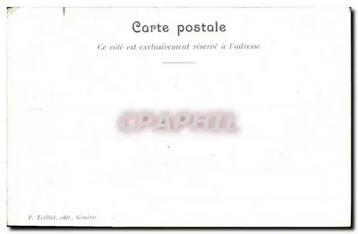 Moeda de A. Bovy — representação das duas faces — P. Teilliet, Genebra — Verso