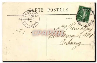 W Bretanii — Wokół łóżka zamkniętego — Kolekcja Villard, Quimper — Rewers