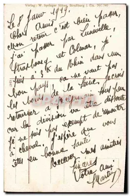 एन्सिशाइम (ओबर-एल्स.) — राथाउस — वर्लैग डब्ल्यू. स्प्रिंगर सोएन, स्ट्रासबर्ग इन एल्स. नंबर 740 — पीछे