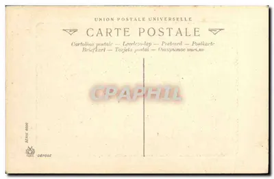 Aproximação de Tempestade — cena de tempestade — Union Postale Universelle, série 6000 — Verso