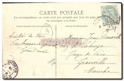 La Feue Demoiselle de Fontenailles — kustrots in verval — A.D. n°5 — Achterkant