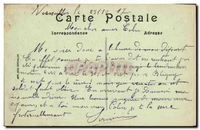 Parque de Versalhes — Parterres de Latone — Editora EMA Versalhes, n°26 — Verso