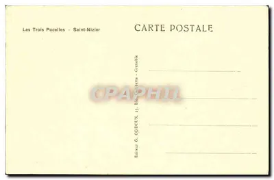 Las Tres Doncellas - Saint-Nizier — editor G. Oddoux, Grenoble — Reverso