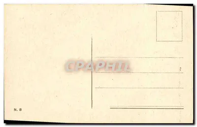 Paisagem alpina — Rocha e montanha nevada — N. 8 — Verso