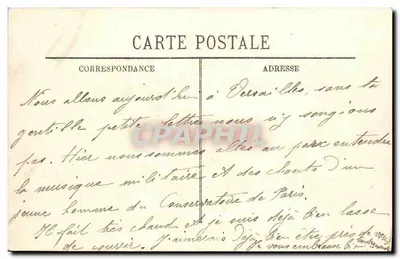 Paris (XVIIIe) — O Sagrado Coração e o Reservatório das Águas — LL — Verso
