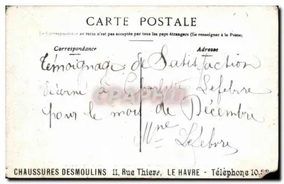 Parijs — Het Raad van State, plein du Palais-Royal — Chaussures Desmoulins — Achterkant