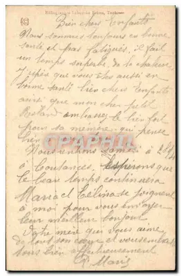 Lourdes - De Kroonende Maagd en de Basiliek — Heliotypie Labouche Frères, n°833 — Achterkant