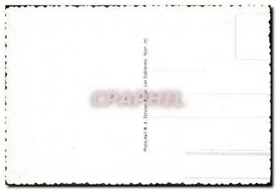 Wodospad w kanionie — wydawca M. A. Zurcher-Pittier, Les Diablerets — Rewers