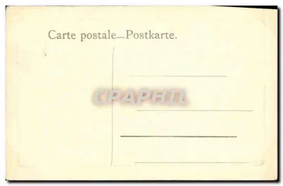 Cena marítima — barcos a vela e pessoas em um cais — A. Young, E.M.B. — Verso