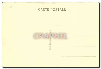 Museu de Chantilly — O Grande Parterre — Braun & Cie, Paris — Verso