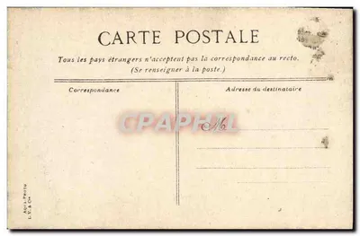 Palácio de Versalhes. Escadaria de mármore dita da Rainha — L. V. & Cie, n°24 — Verso