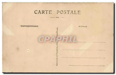 Siegesfeier - 14. Juli 1919 — Der gallische Hahn über der Kanonenpyramide der Deutschen — Cornault et Papeginn, Verleger Paris-Tours — Rückseite