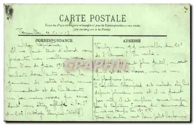 Versailles — Il Castello — La Sala dell'Œil-de-Bœuf — LL. — n° 114 — Verso