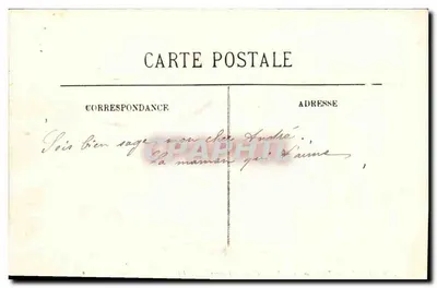 Paris — Panorama em direção à Place de la Concorde — LL, n°710 — Verso