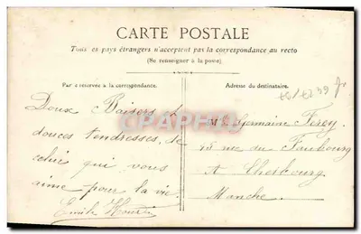 Marinheiros franceses e ingleses — Dardanelos — editor M. Boulay — Verso