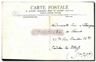 Paris - La Place de la Bastille et la Colonne de Juillet — André Cauchoir — n°2 — Verso